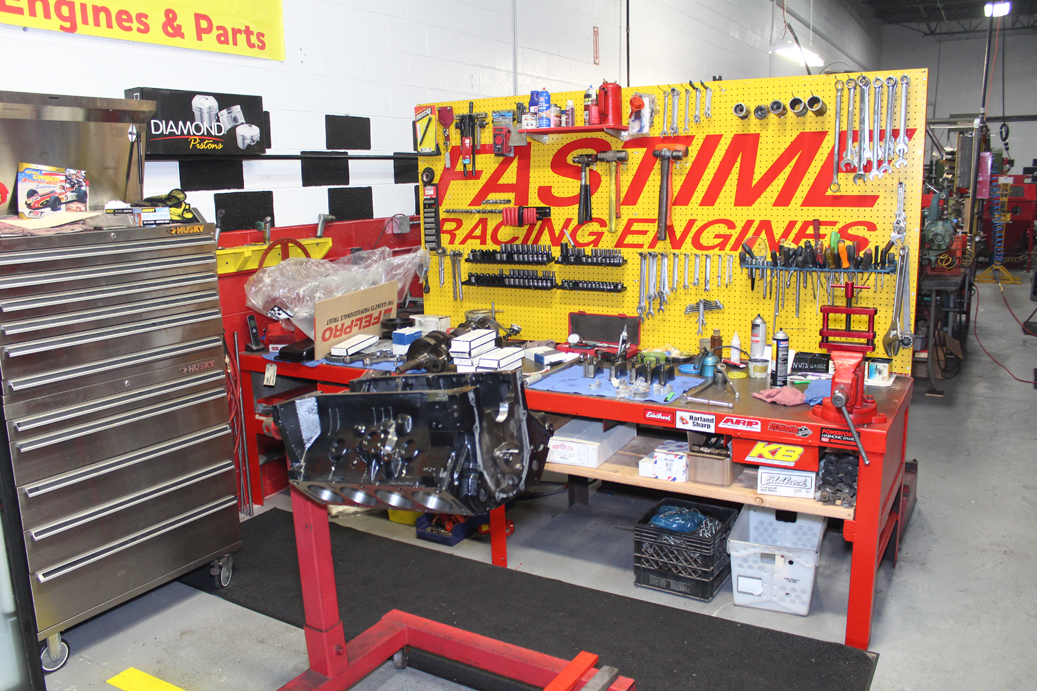 Engine block assembly service at Fastime Performance in Taylor, MI