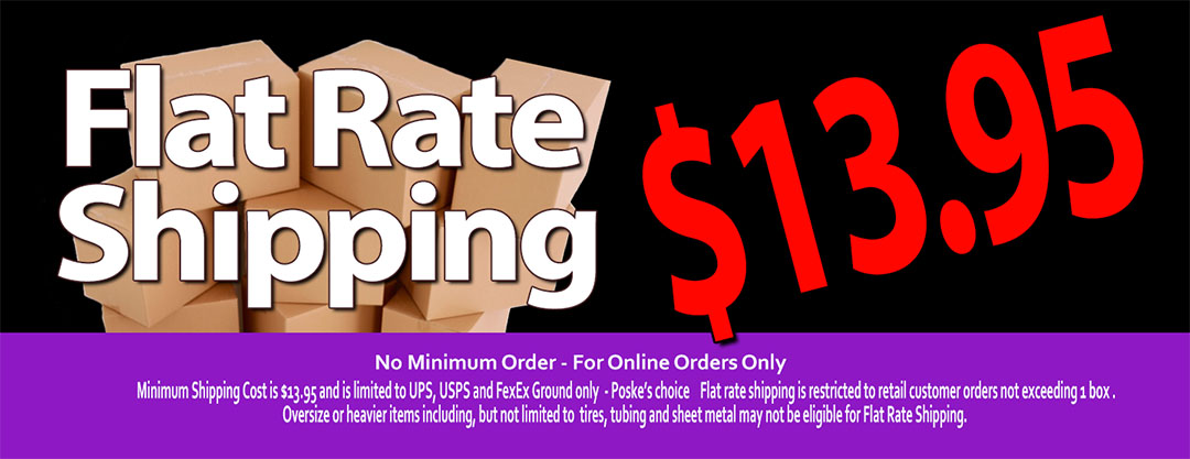 13.95 Flat Rate Shipping