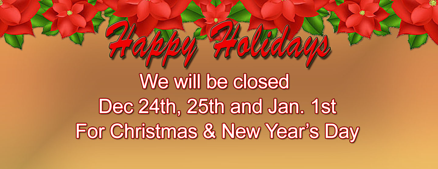 Holiday Hours