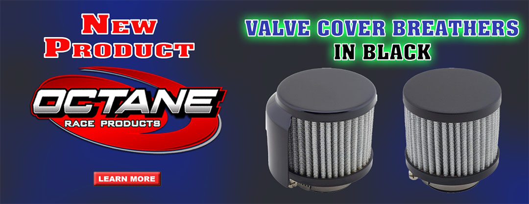 Octane Black Valve Cover Breathes